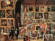 TENIERS, David the Younger The Gallery of Archduke Leopold in Brussels china oil painting reproduction